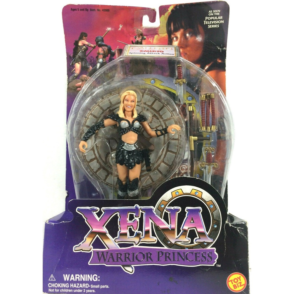 XENA WARRIOR PRINCESS Callisto Spinning Attack ACTION FIGURE 1998 Vintage